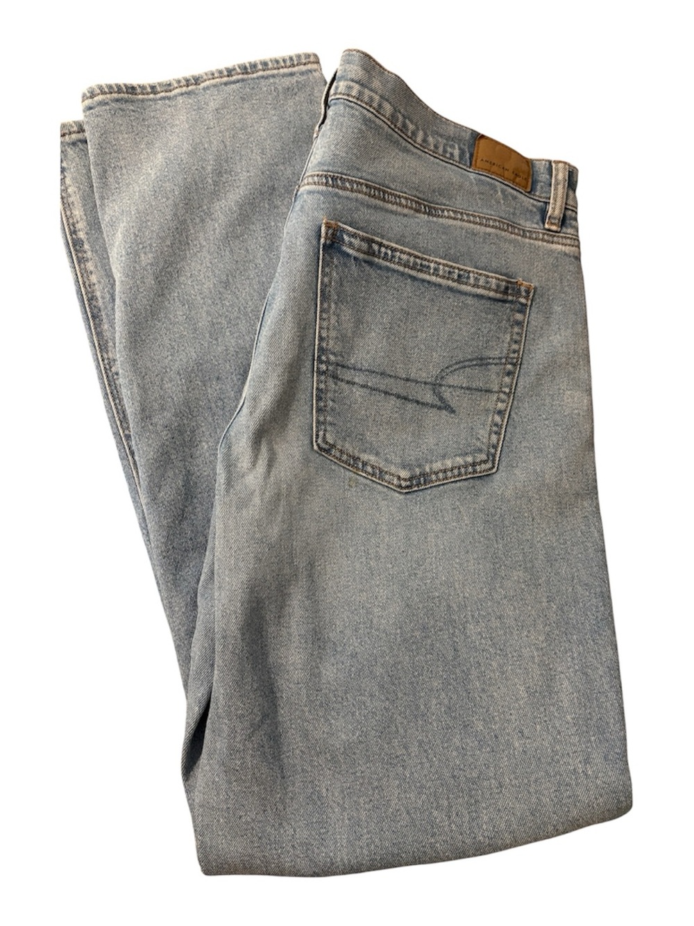 14 Tall American Eagle Outfitters Light Blue Super High Rise Jeans 90s Y2K